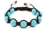 aqua crystal shamballa bracelet from is she worth it