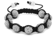 black crystal shamballa bracelet from is she worth it